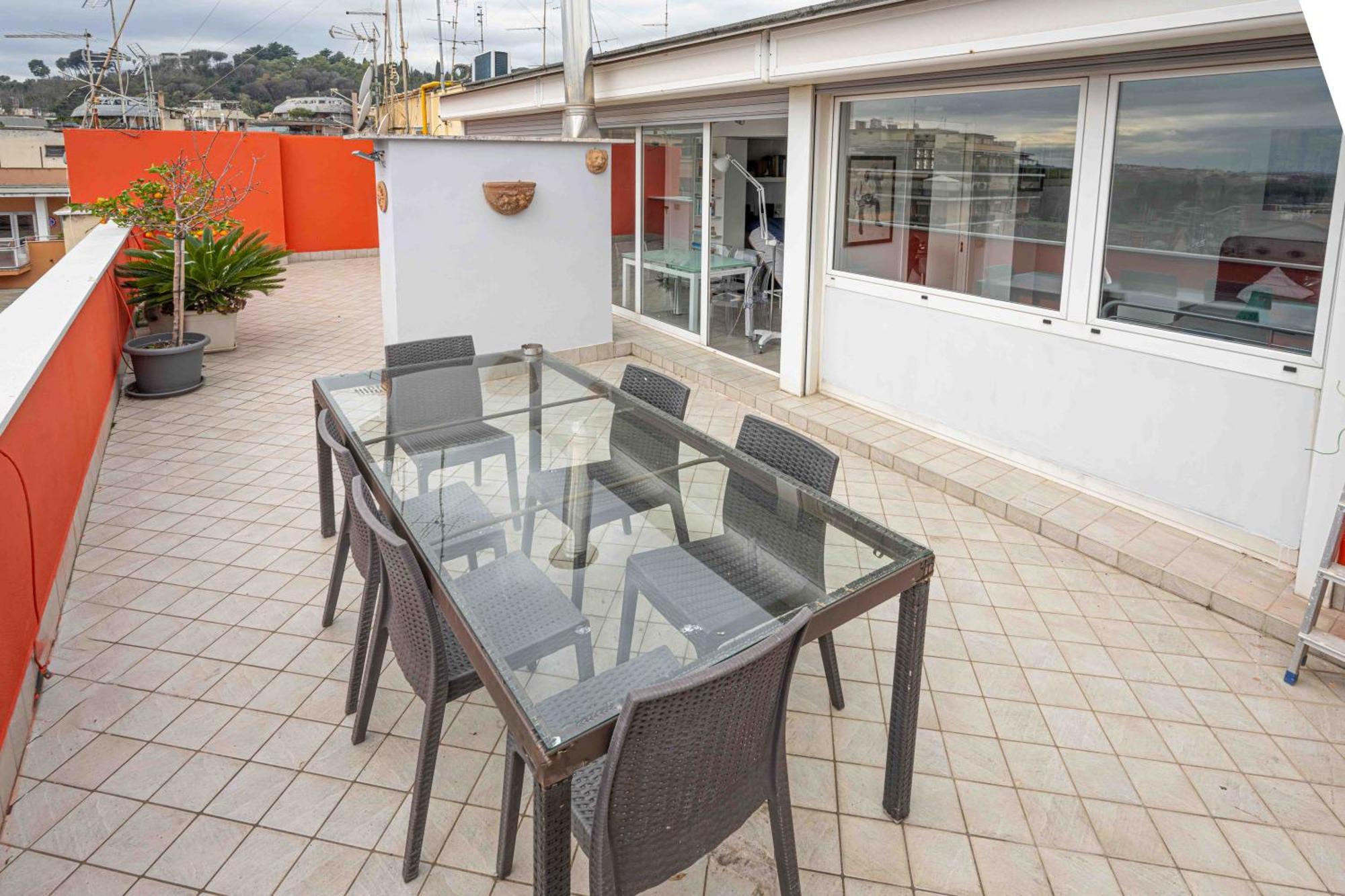 Farnesina Rooftop Terrace Rome Exterior photo